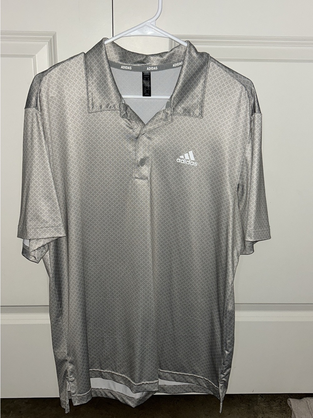 adidas Men’s Gray Performance Polo Shirt